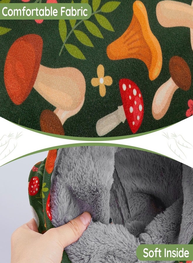 Glittme Guinea Pig Tunnel Washable Guinea Pigs Hideout Portable Rabbit Tunnels Soft Ferret Tunnel for Playing Resting Guinea Pig Accessories for Hedgehogs, Hamster, Mushrooms - Image 5